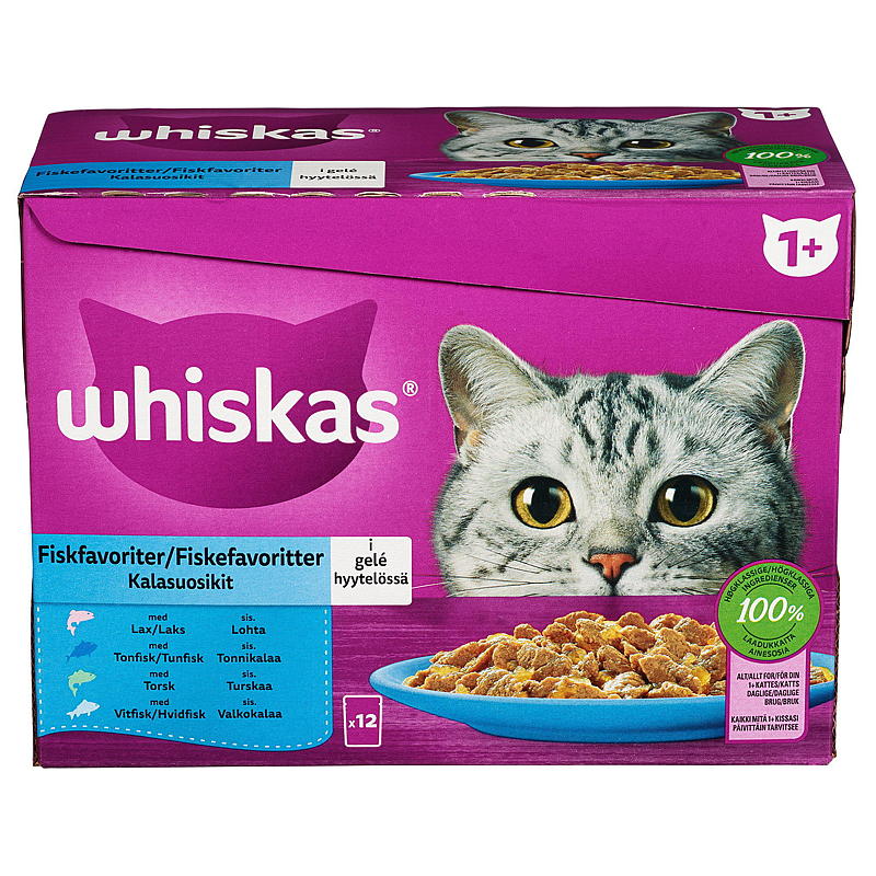 Mars Kattefoder 12x85 g Fiskefavoritter 1 Whiskas
