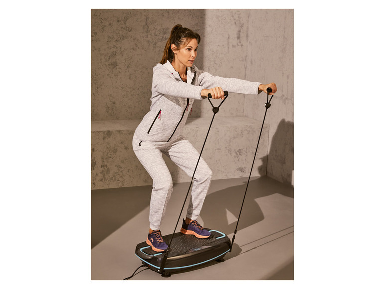 Plataforma vibratória CRIVIT, com alças e expansor.