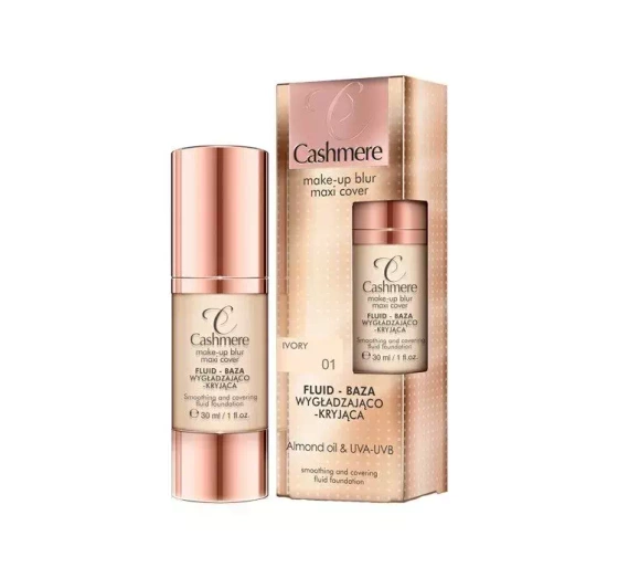 Dax Cosmetics Cashmere podkład fluid baza wygładzająco kryjąca 01 30 ml