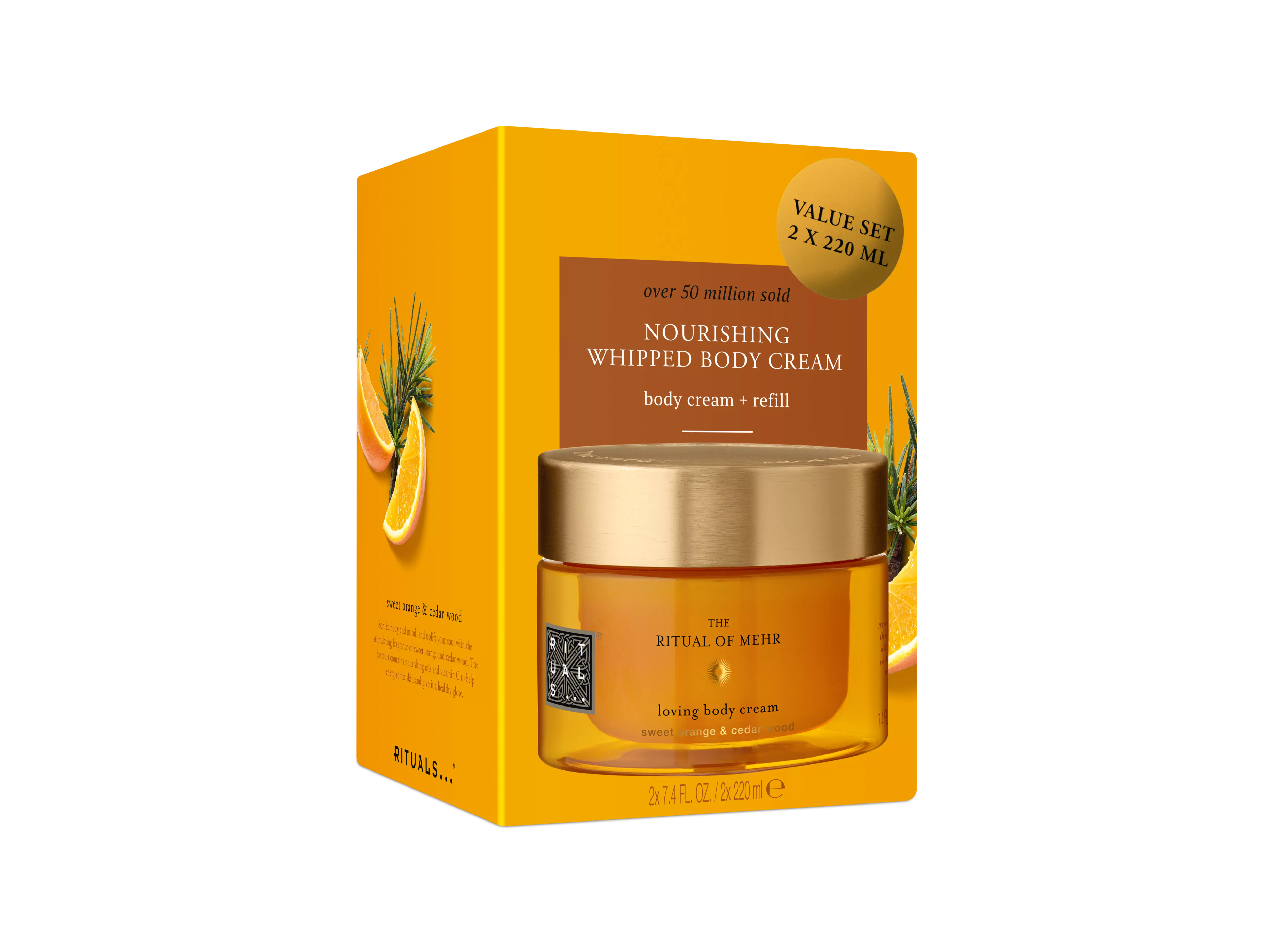 Crema corporal y paquete de recarga