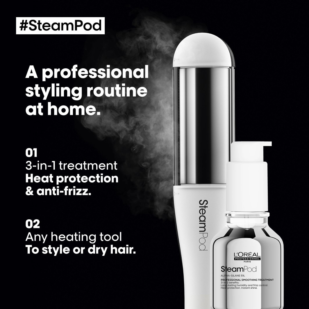 L'Oréal Professionnel matu serums SteamPod profesionāla izlīdzinoša procedūra - 50 ml