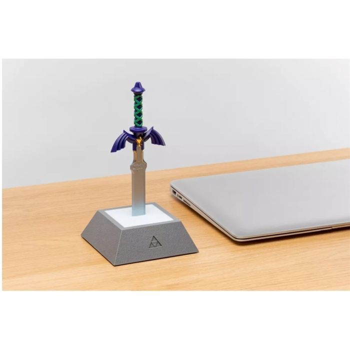 Lampe à poser - PALADONE - Mini Master Sword - LED - Argenté/Violet - Décorative sous licence