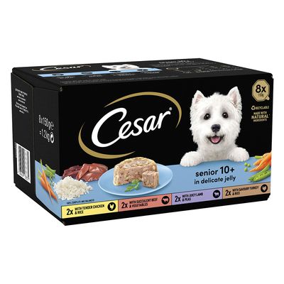 Cesar Senior 10+ -lajitelmasekoitus