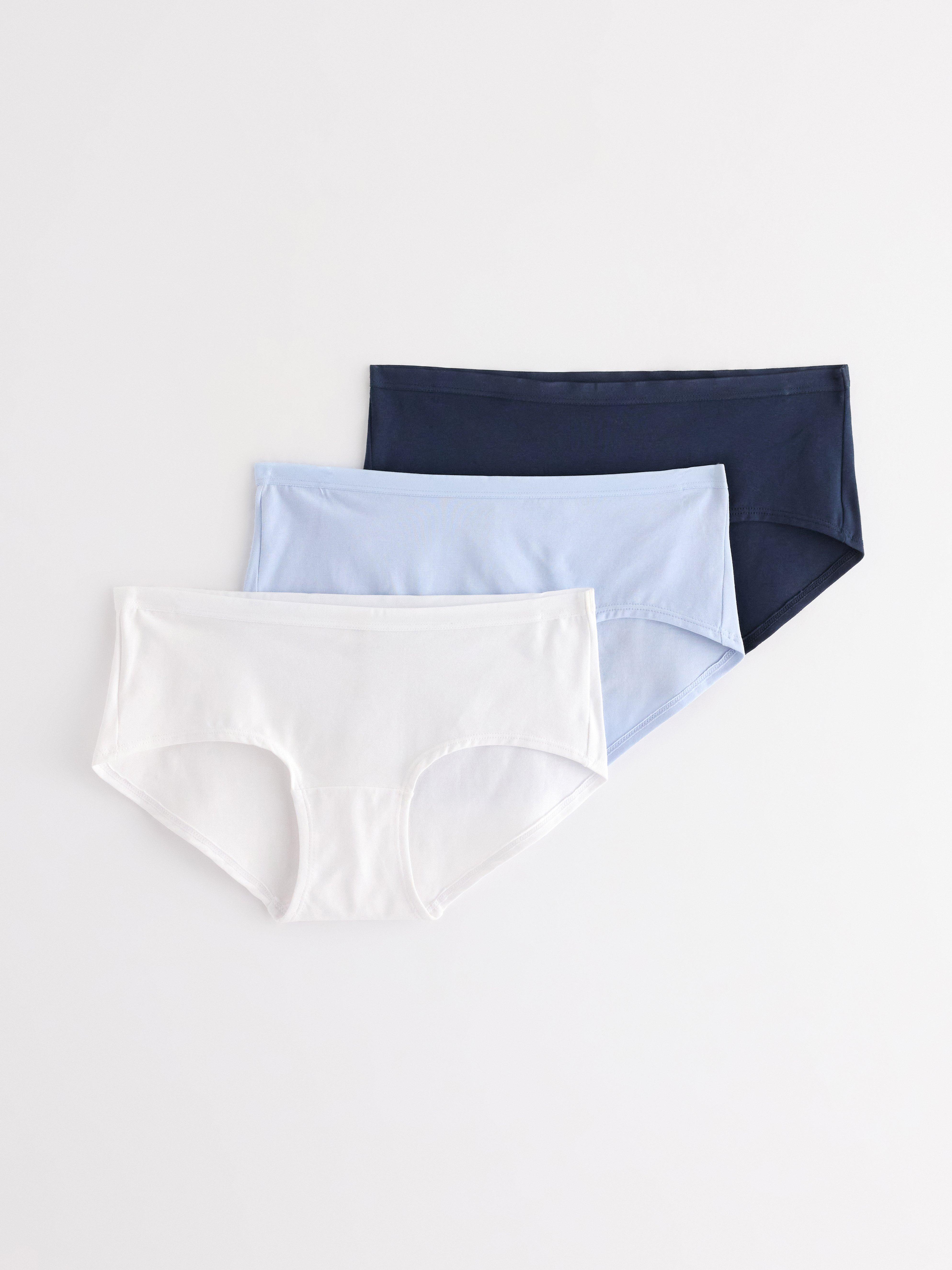 Paquete de 3 bragas azul claro