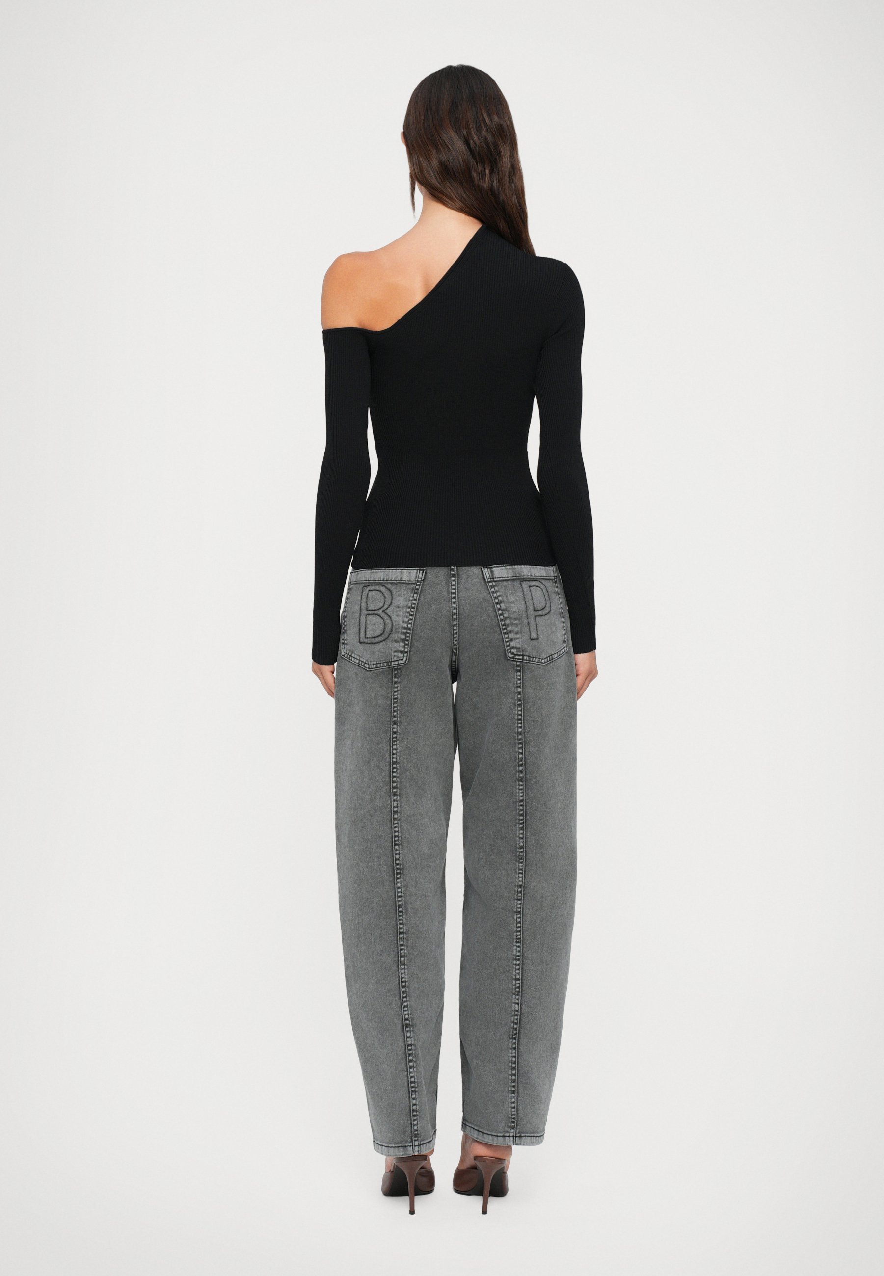 STAUD LOIS - Top met lange mouwen - zwart