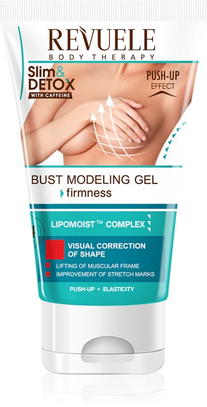 Revuele Slim & Detox modelirni gel s kofeinom za dekolte in prsi