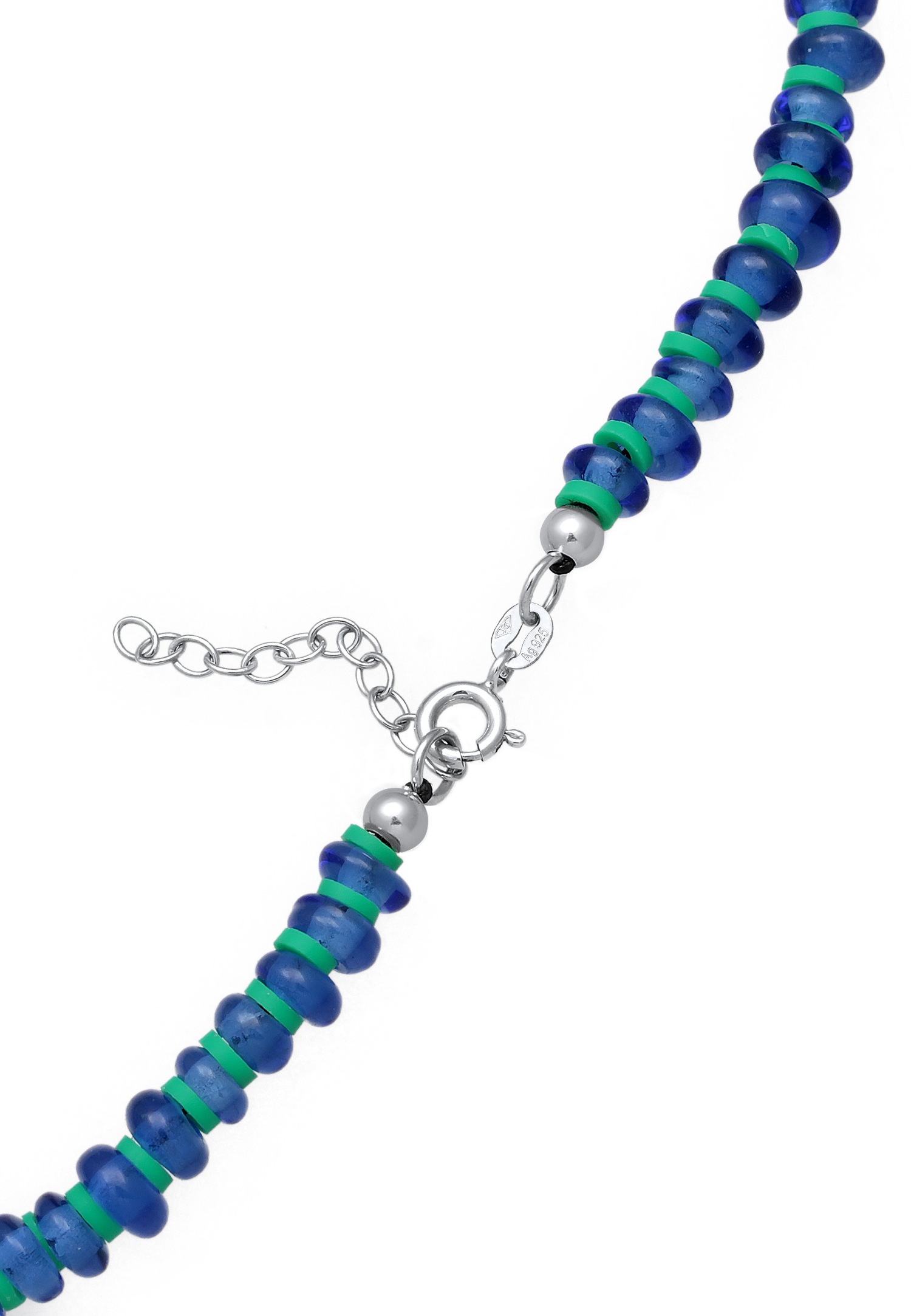 Elli Femmes Disque Perles de coquillage et Heishi Beads en Argent Sterling 925