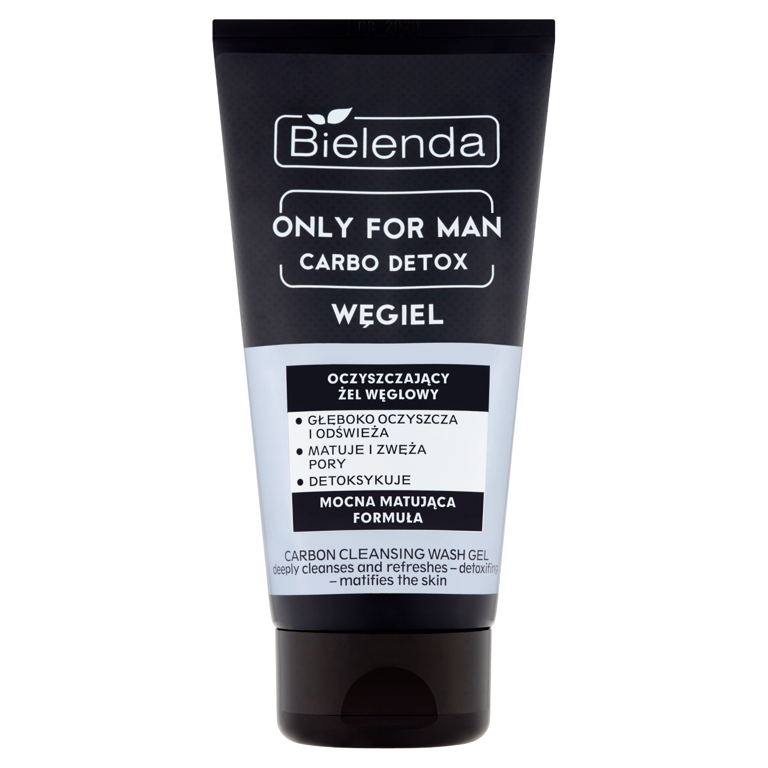Bielenda Only For Man attīrošs oglekļa sejas gels 150g Only for Man Carbo Detox