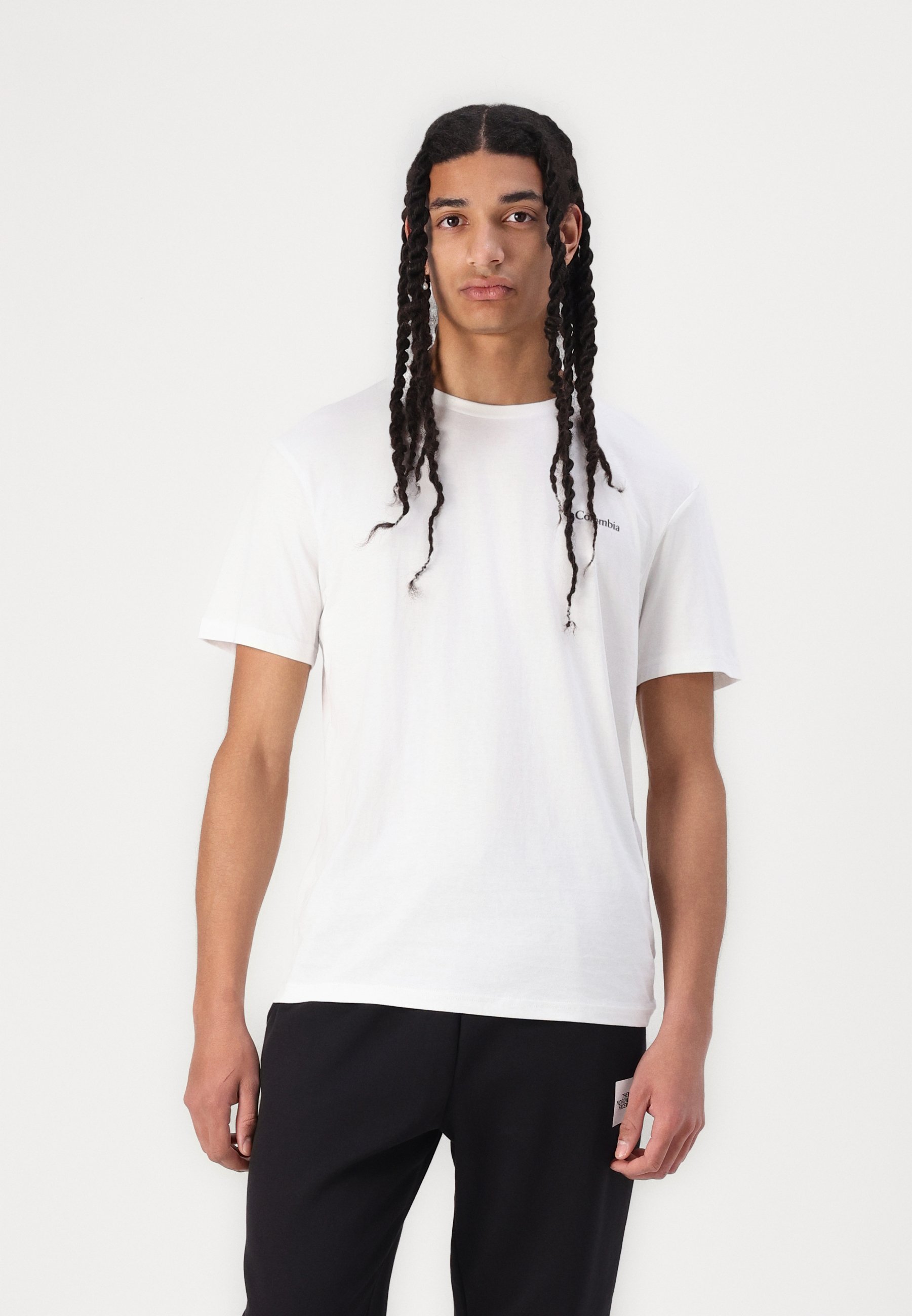 T-shirt grafica Columbia BARTON SPRINGS - T-shirt stampata - bianca