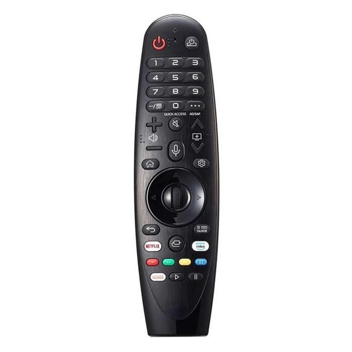 Control remoto Voice Magic para televisores inteligentes LG AN-MR20GA y AN-MR19BA (2017-2020) LED, OLED, UHD, LCD, QNED NanoCell, 4K y 8K.