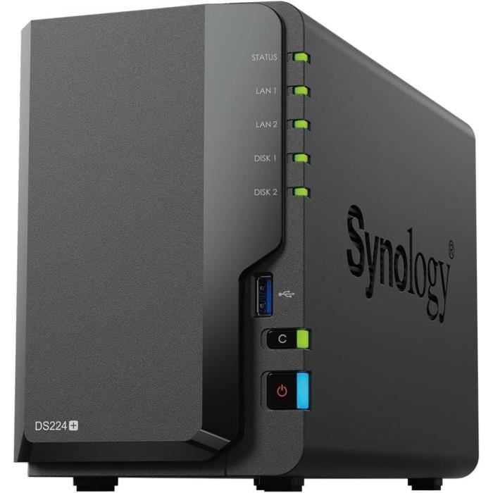 Server NAS Synology DS224+ a 2 alloggiamenti