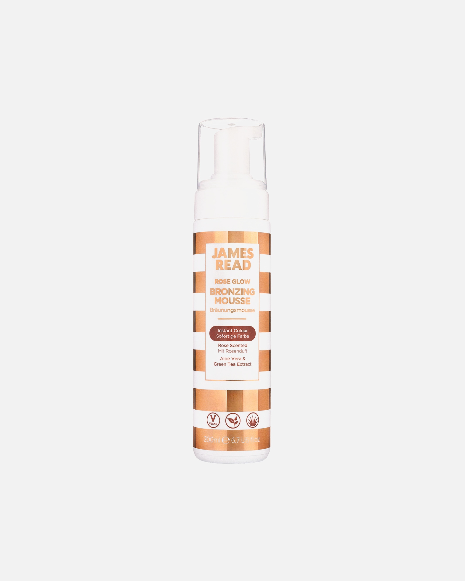 James Read Selbstbräunungs-Rose Glow Mousse - 210 ml