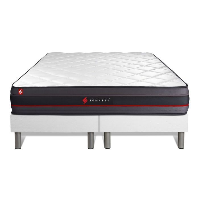 REGEN double bed base and memory foam mattress set 160x200