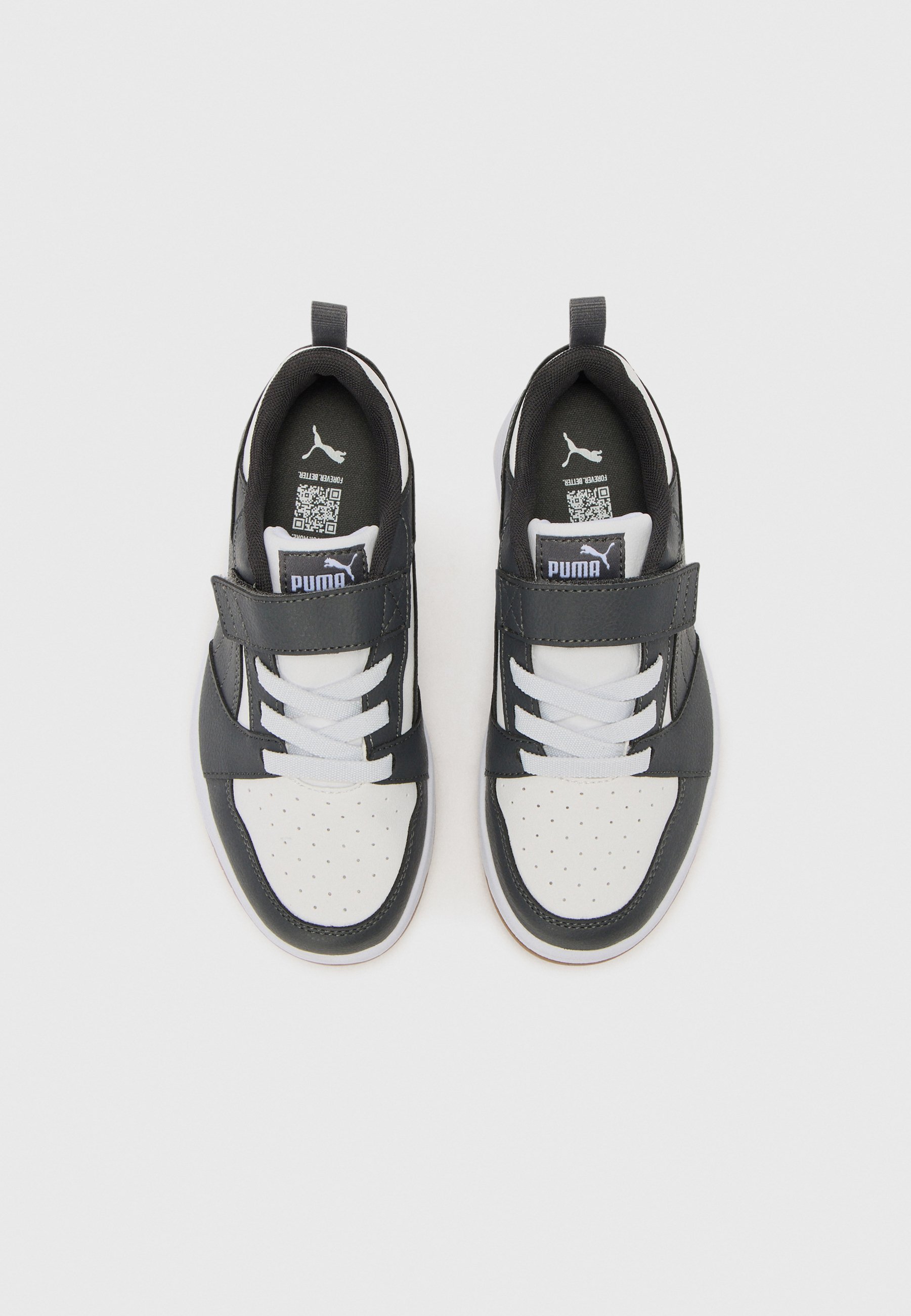 Puma REBOUND V6 UNISEX - Sneakers - wit/donkergrijs