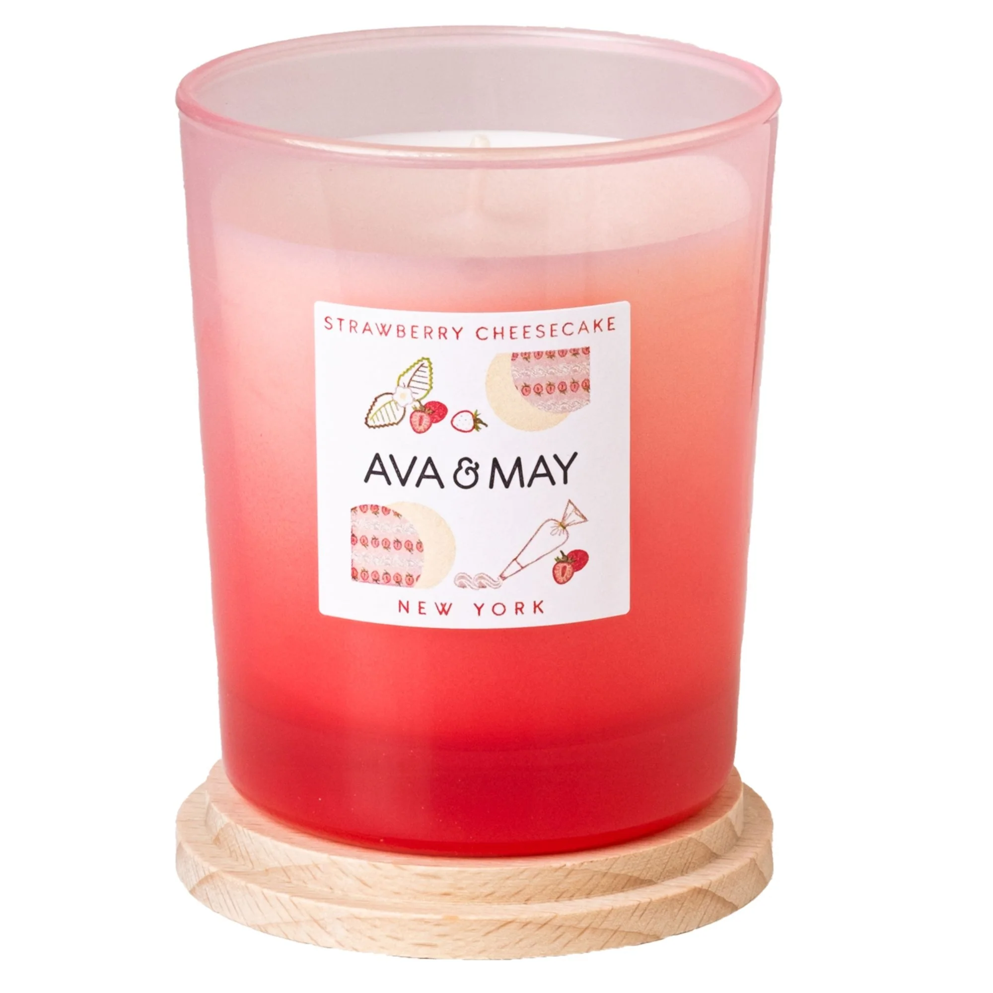 Candele Cheesecake alla fragola - Candela Profumata