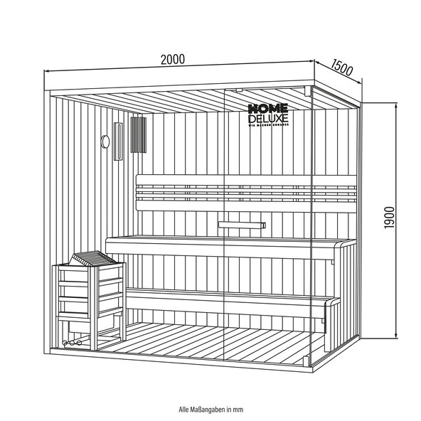Παραδοσιακή Σάουνα SHADOW, XL