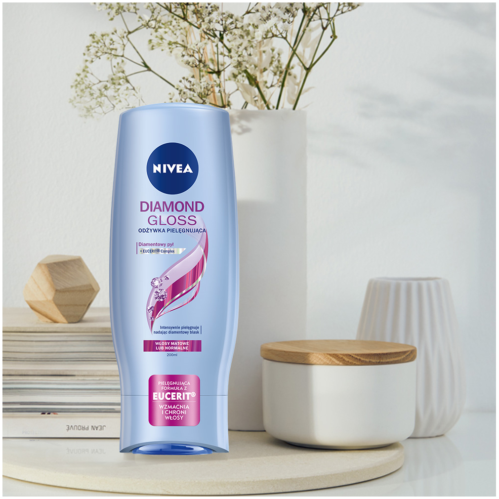 Nivea hårbalsam 200 ml Diamond Shine