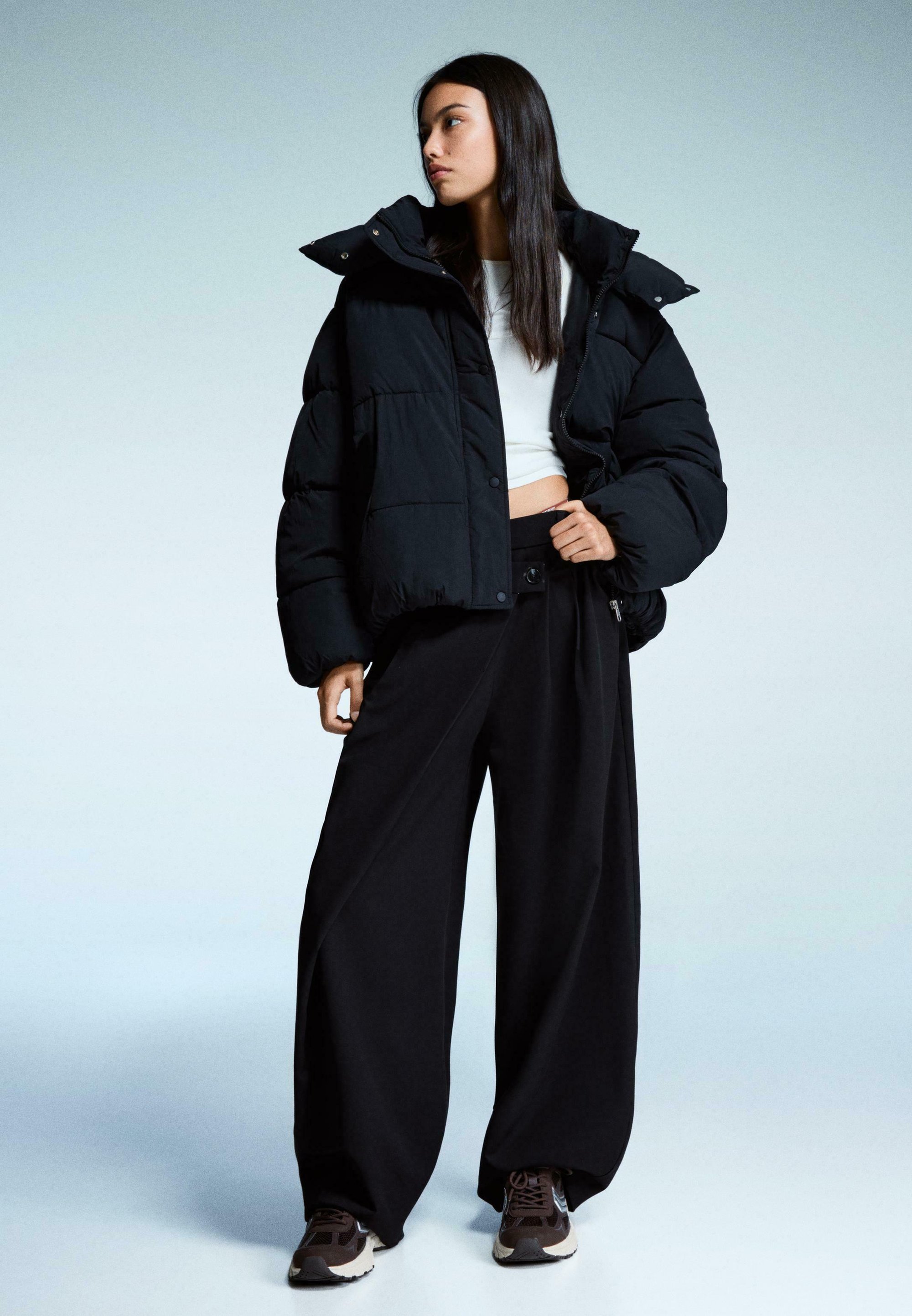 Giacca invernale Bershka - nera