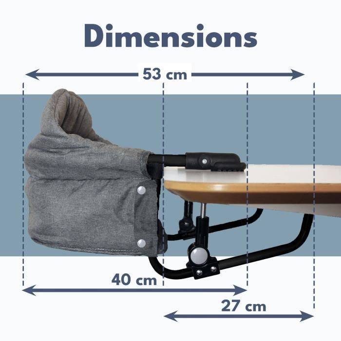 LOOPING booster seat - Comfort backrest - Removable and machine washable cover - Multi-point attachment