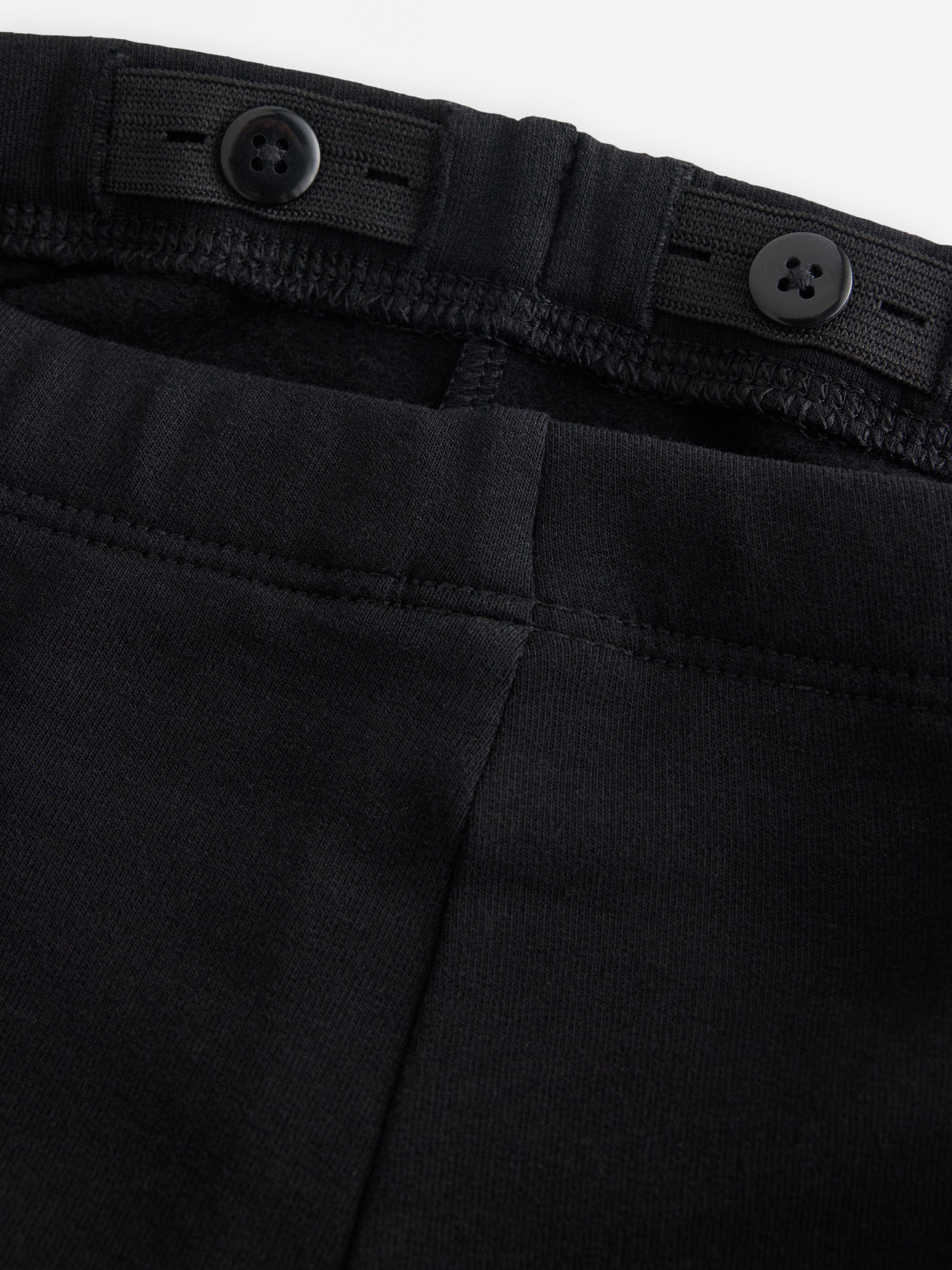 Leggings évasés avec intérieur brossé noir
