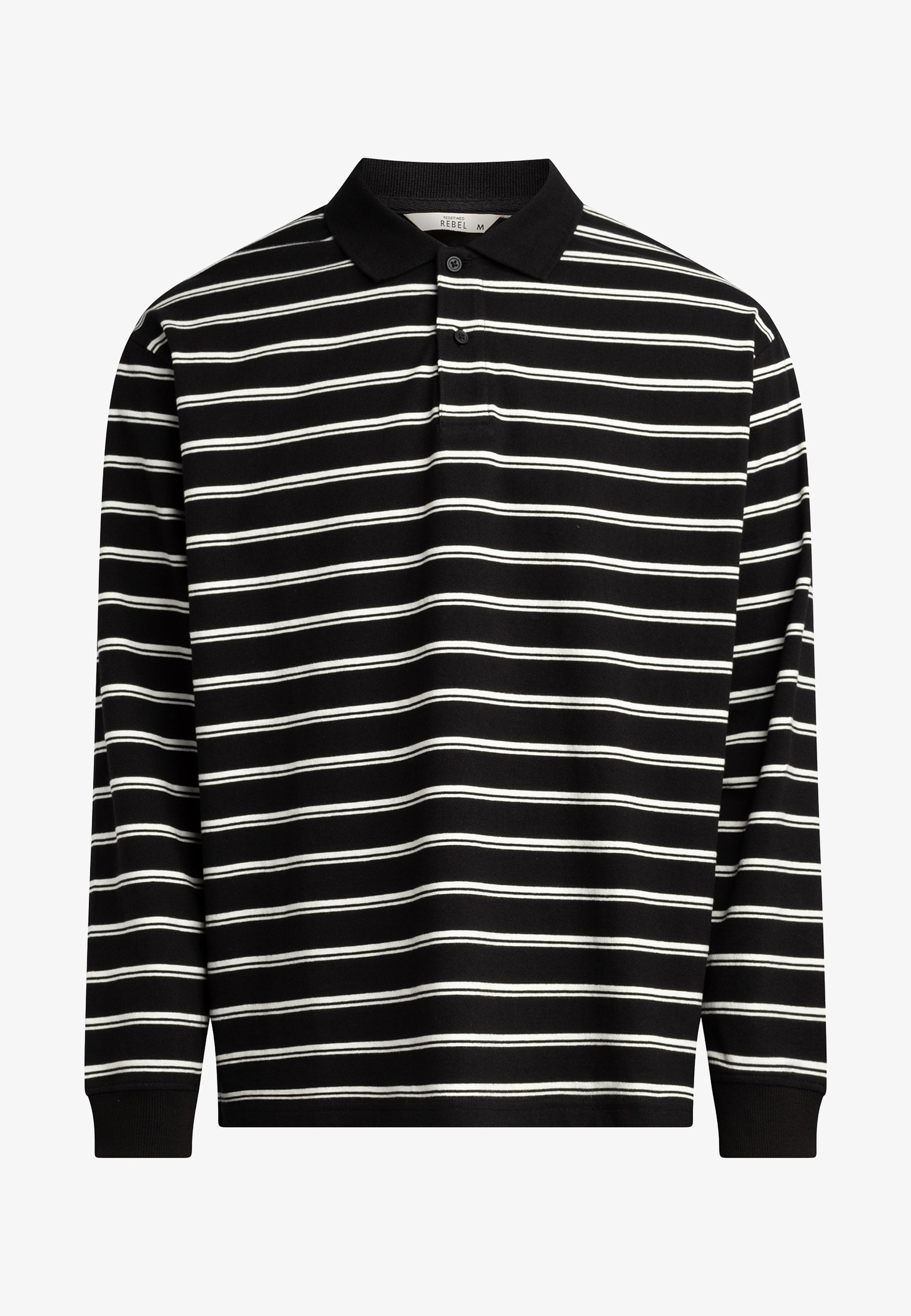 Redefined Rebel WESLEY POLO TEE OVERSIZED FIT - Koszulka polo - czarna