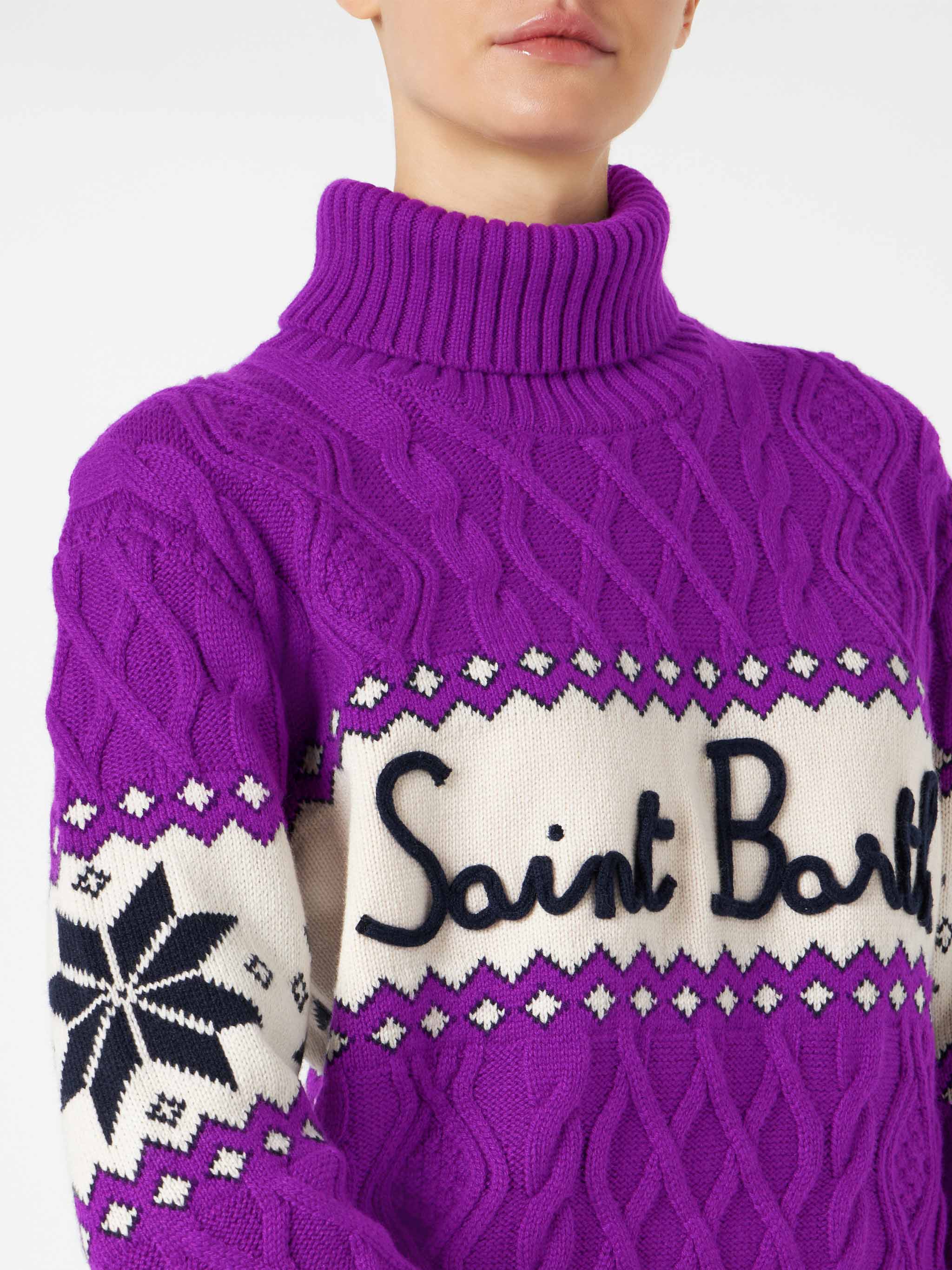 Damestrui tot halverwege de taille met Saint Barth-opschrift.