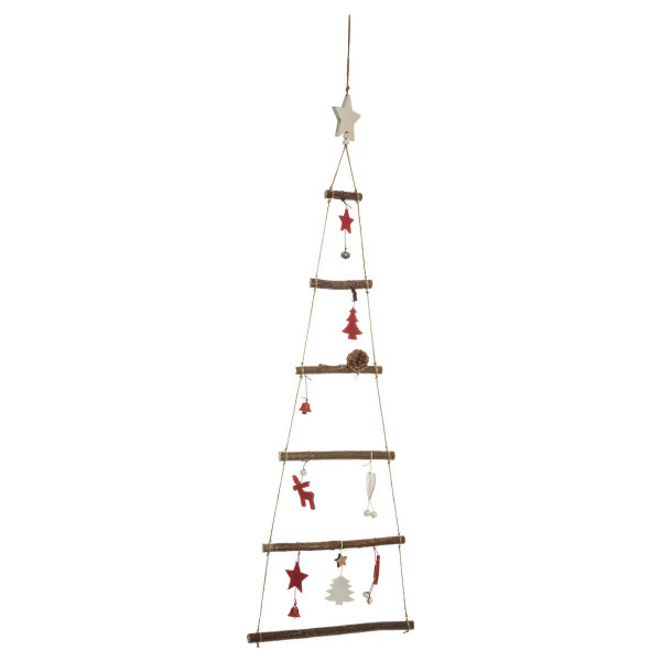 Choinka ścienna z gałęzi, 83 cm