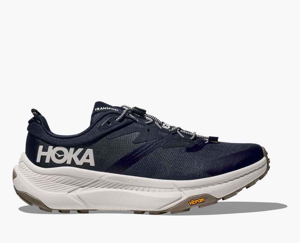 HOKA Trasporto Varsity Blu navy / Bianco