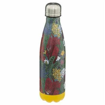BUTELKA TERMICZNA Iso Floral czerwone 500ml stal nierdzewna