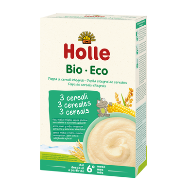 Holle Luomu Vauvanruoka 3 Täysjyväviljaa 6M 250g 250g