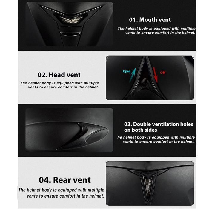 Casco integral modular para motocicleta homologado por el DOT con doble visera para hombre y mujer, altavoces y micrófono integrados.