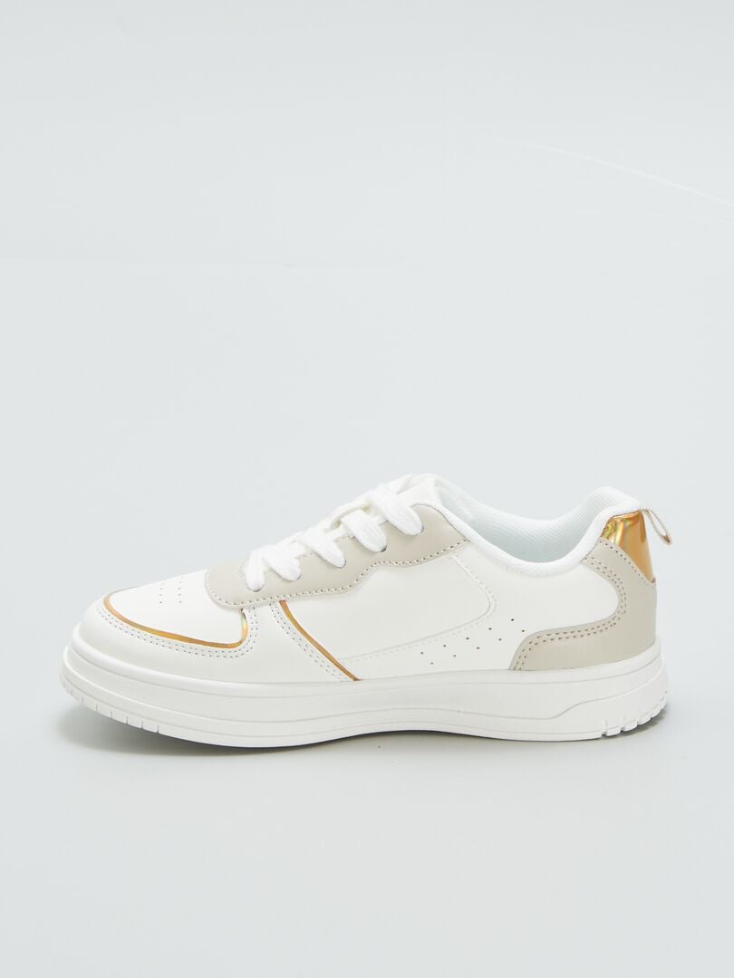 Lage sneakers - WIT