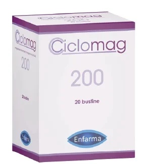 ENFARMA Ciclomag, complément alimentaire à base de magnésium et de potassium, 20 sachets