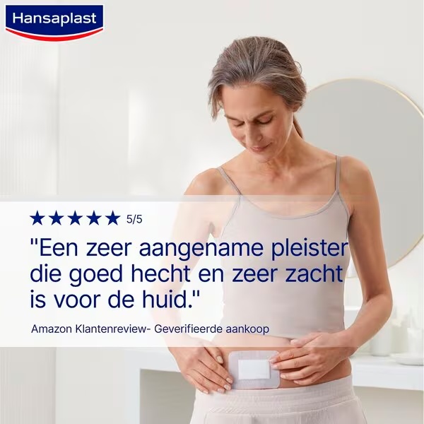 Hansaplast Sensitive XXL plāksteri<br>8 cm x 10 cm, 5 gab.