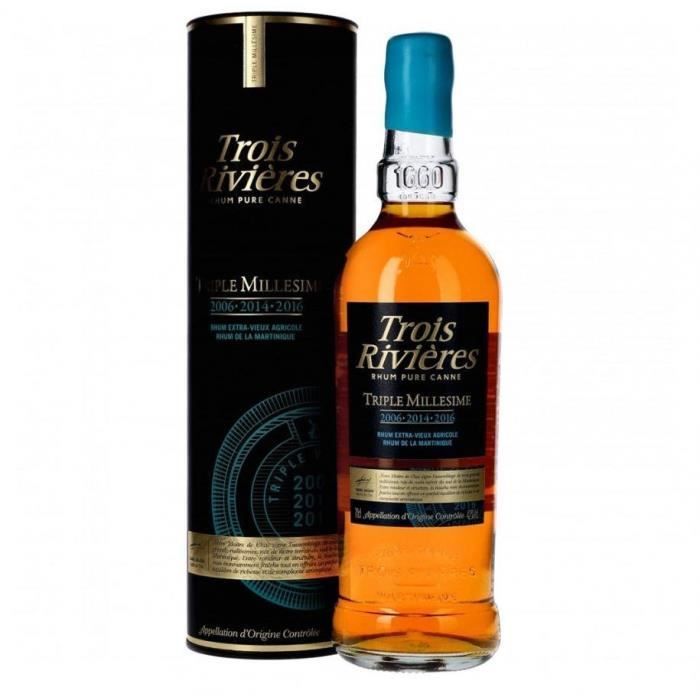 Trois Rivières - Triple Vintage 2006-2014-2016 - Ron - 42,0% ABV - 70cl