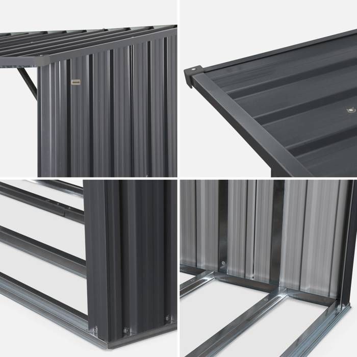 Tronco de abeto de acero galvanizado