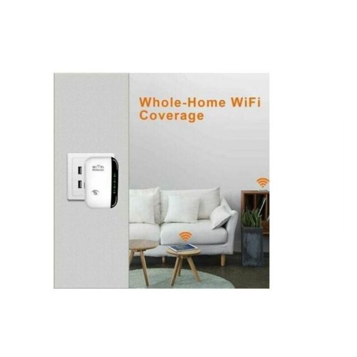 Répéteur WiFi - PZCC - 2,4 GHz - 300 Mbps - Amplificateur de signal - Installation facile - Mode répéteur