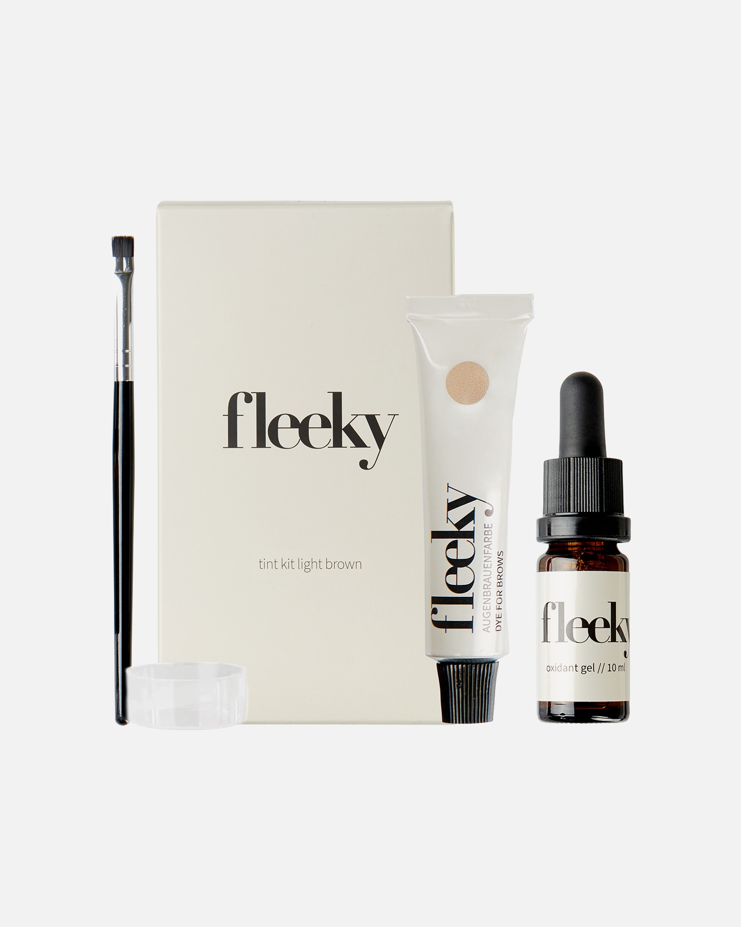 Kit de tinte para cejas Fleeky – Kit de tinte para cejas y vello – 1 unidad
