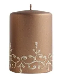 Artman Candles Tiffany New - Świeca zapachowa, parafinowaWM F17 Brąz 1 szt.