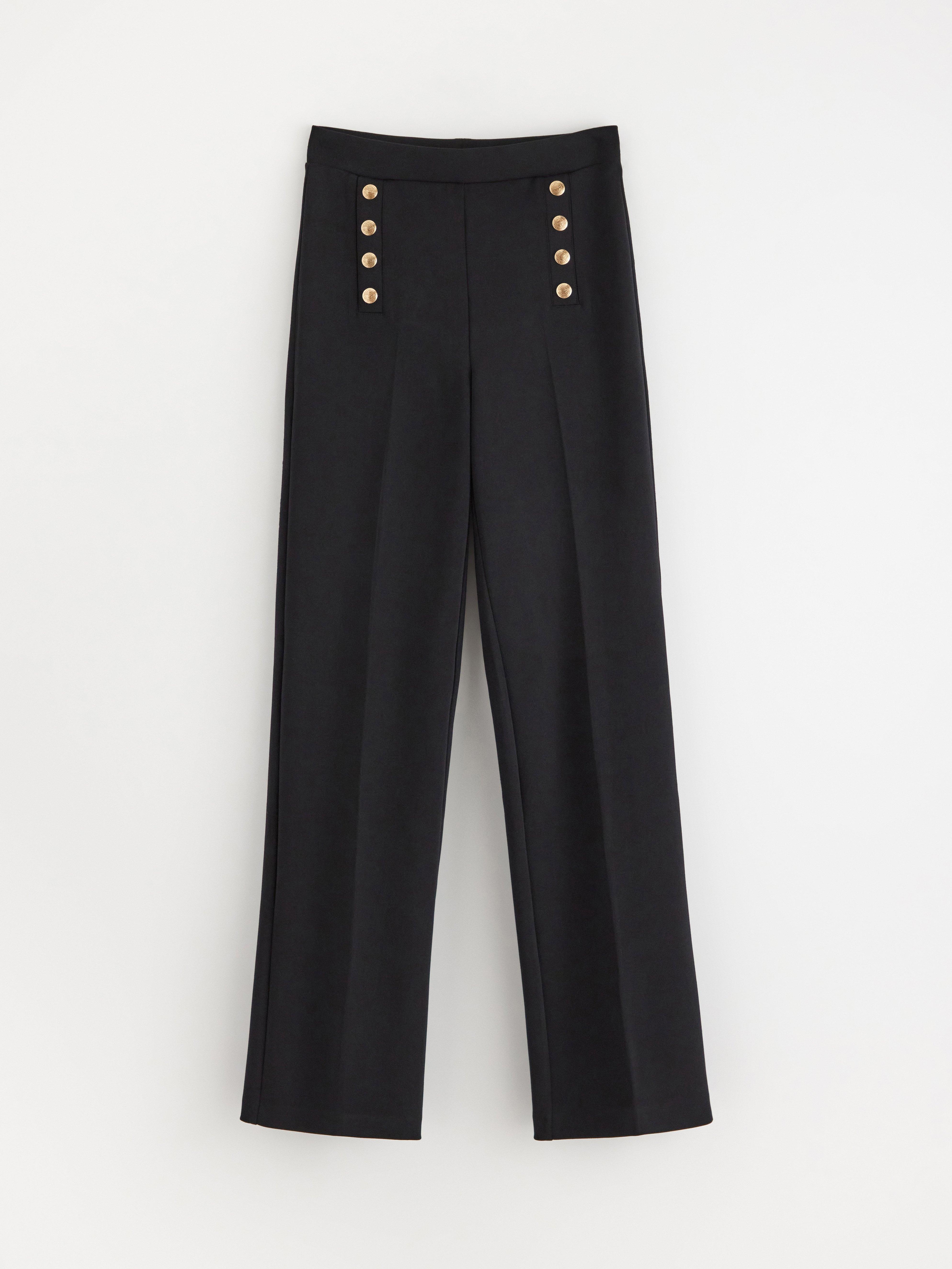 Pantalones extralargos negros