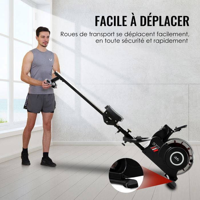Vogatore idraulico pieghevole ISE con Bluetooth, schermo LCD e 6 funzioni SY-2027