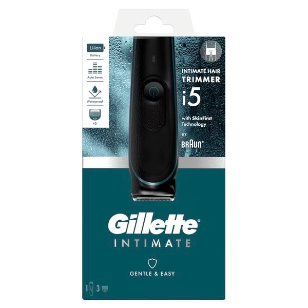 Gillette Intimate i5 trimmeris<br>Iekļauti 3 uzgaļi
