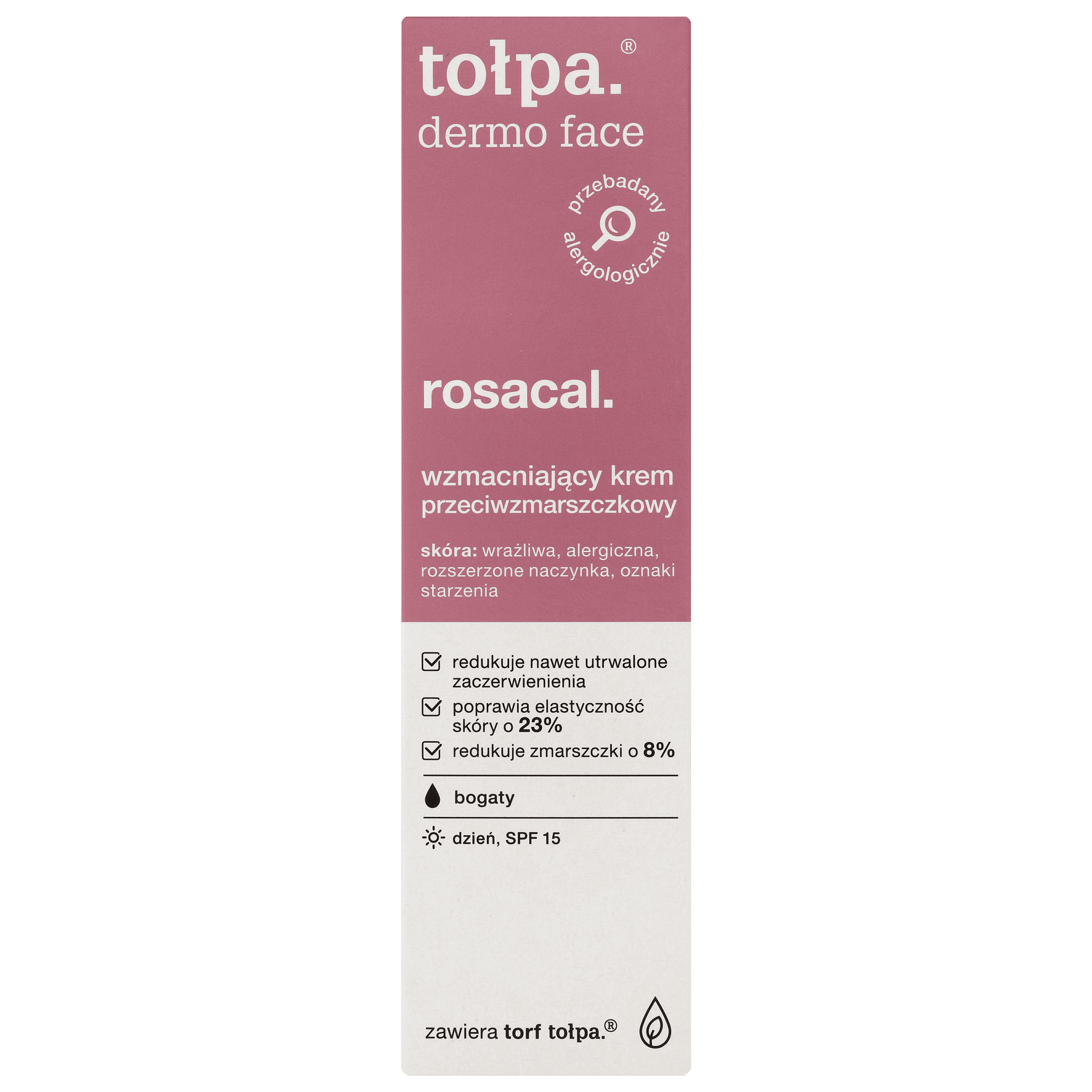 Tołpa gentle micellar liquid for cleansing face and eyes 400ml Dermo Face Rosacal