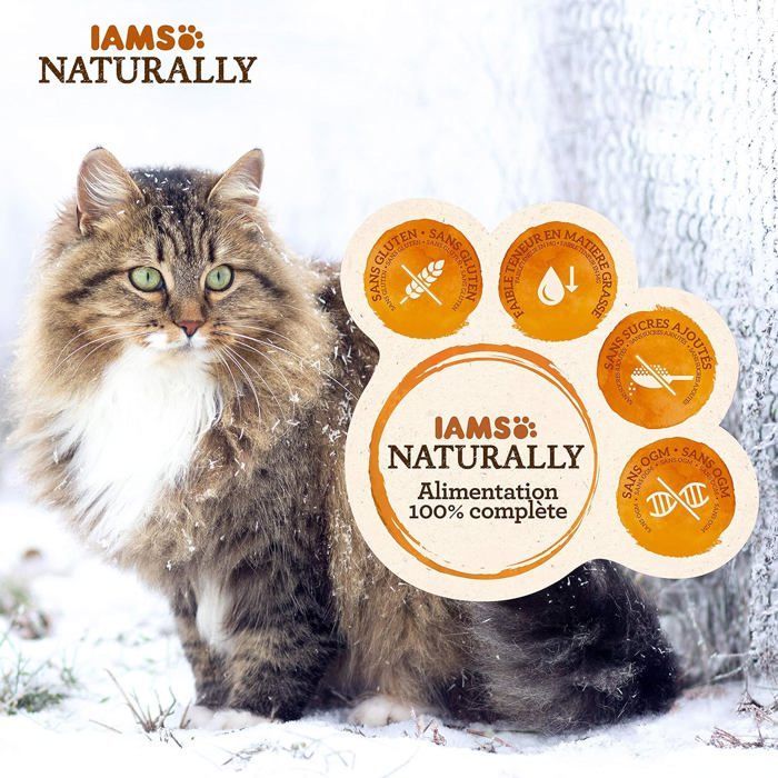 Nourriture humide pour chat senior - ESTAMPILLE - 12 sachets fraîcheurs - Collection Terre & Mer - Sans sucre ajouté