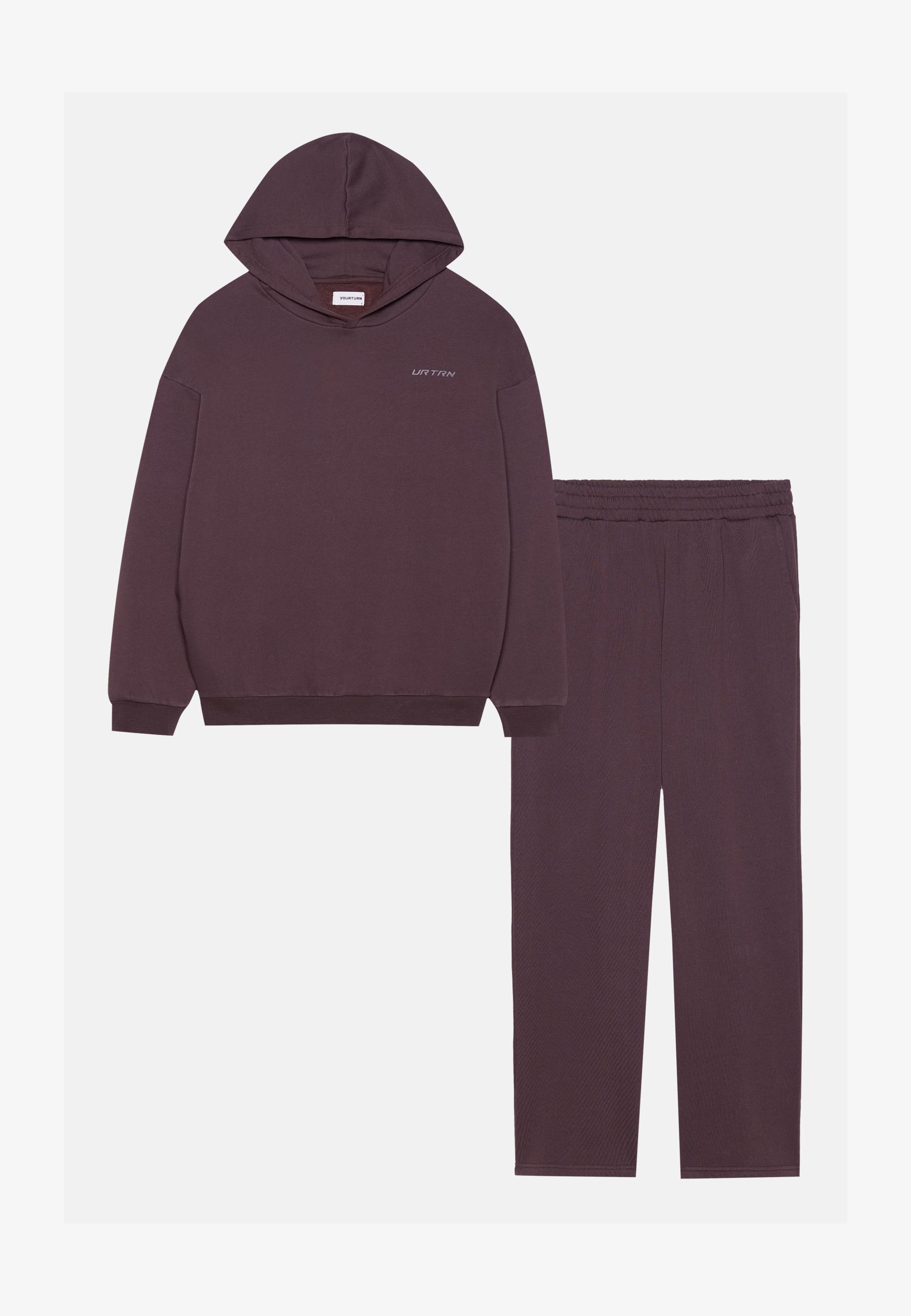 YOURTURN UNISEX - Tuta sportiva - marrone scuro
