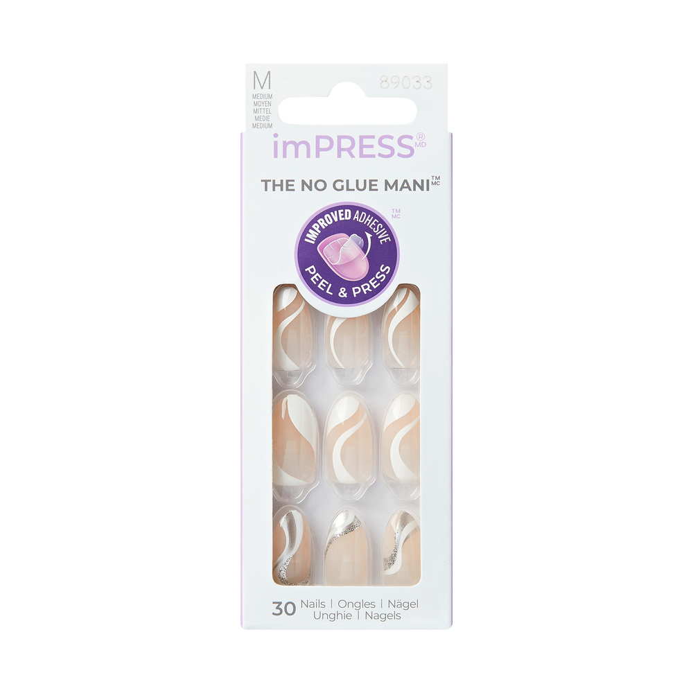 ImPRESS Umjetni nokti - On My Mind 30 kom - Kiss
