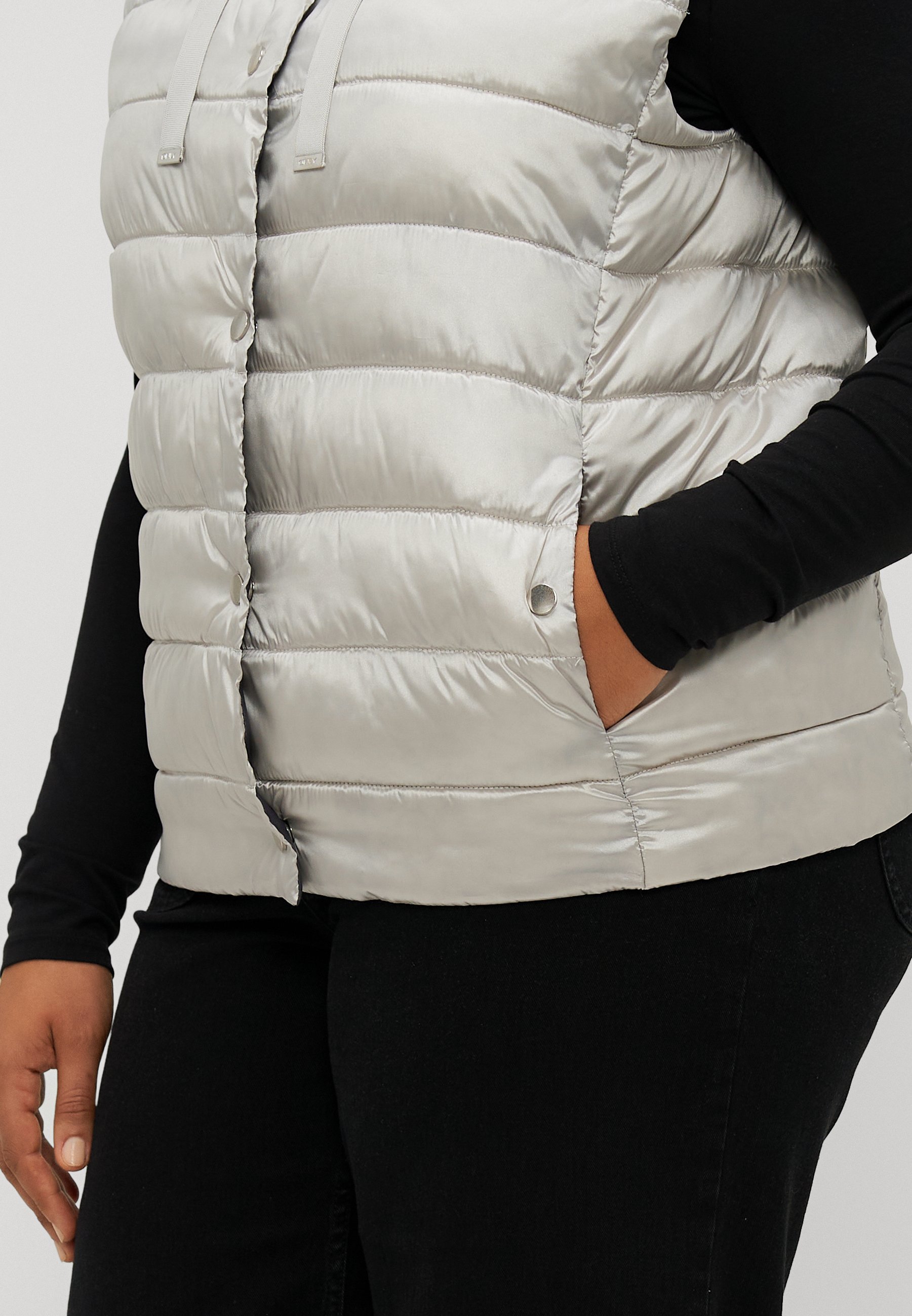 ALLEEN Carmakoma CARVEGA LIFE GEWATTEERD VEST - Vest - Antarctica