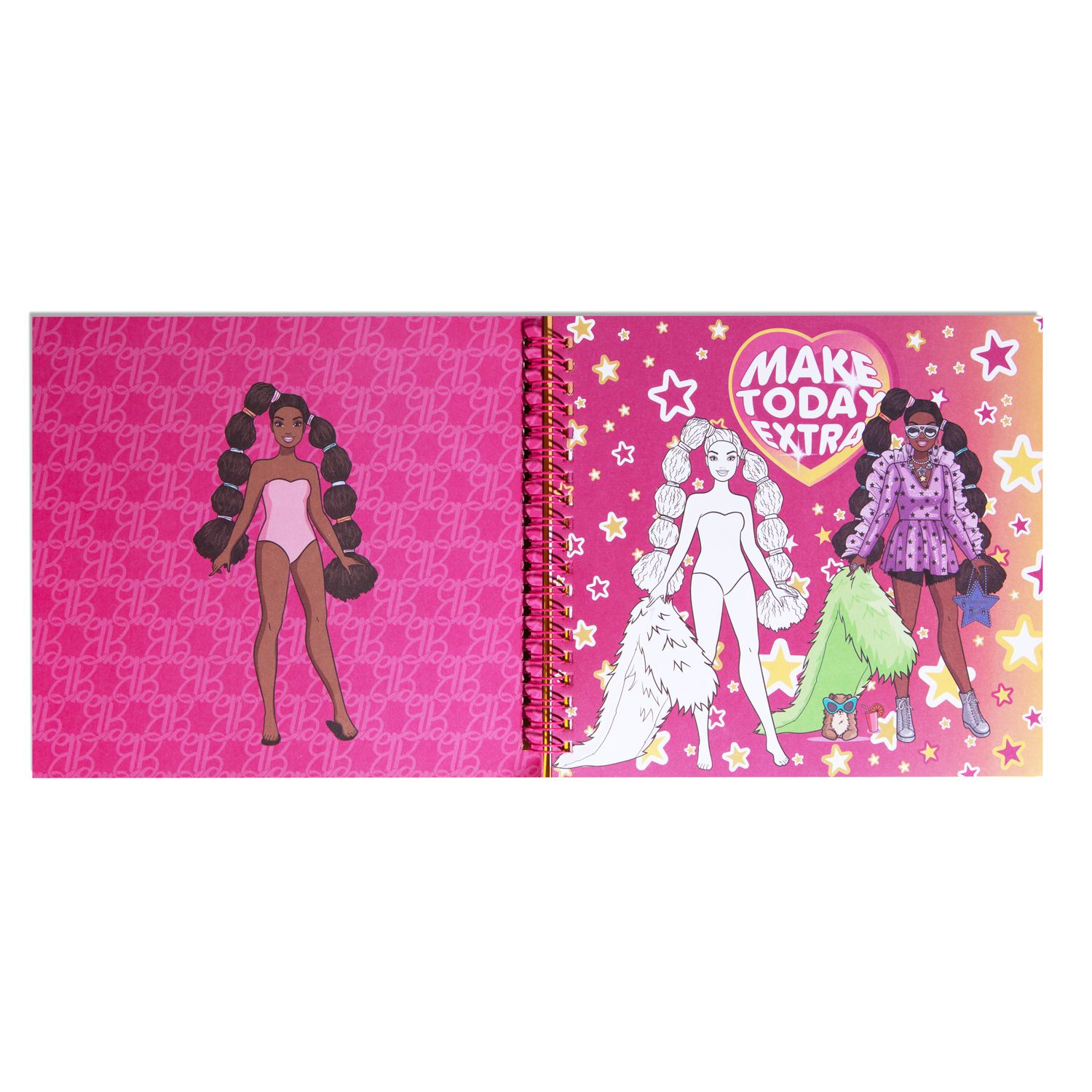 Barbie™ / Princeza Bilježnica Naljepnice Papirnata bilježnica za lutke Papirnica
