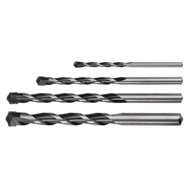 Wiertła do betonu 4-10mm 4szt GRAPHITE 57H746