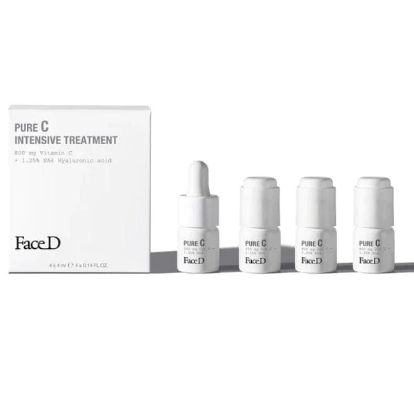 Soin rajeunissant intensif FACE D Face DC 16 % de vitamine C pure 4 x 4 ml